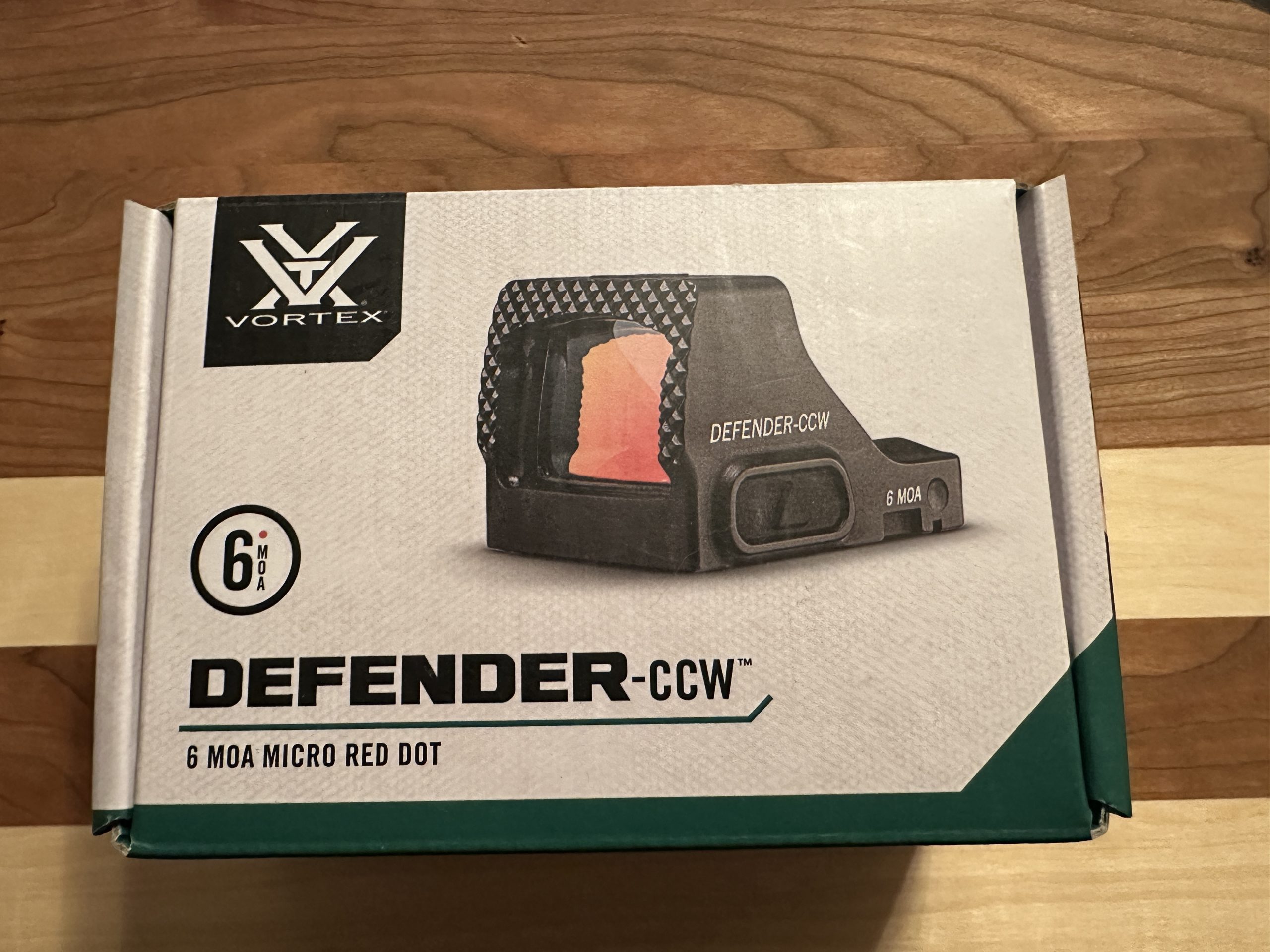 Used Vortex Defender-CCW Micro Dot 6MOA