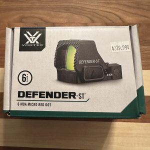 Used Vortex Defender-ST 6MOA micro red dot