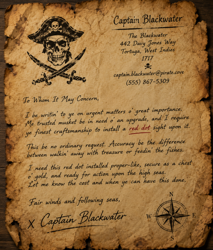 Ship us your gun with name, address, email, and what you need done.
